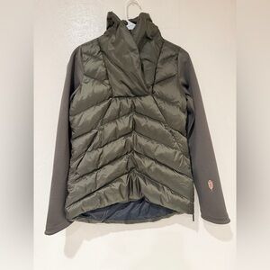 Indygena Olive Green Puffer Jacket size XS